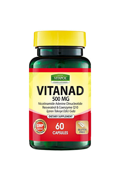 Vitapol Vıtanad Nad 500MG Resveratrol Koenzim 60 Kapsül