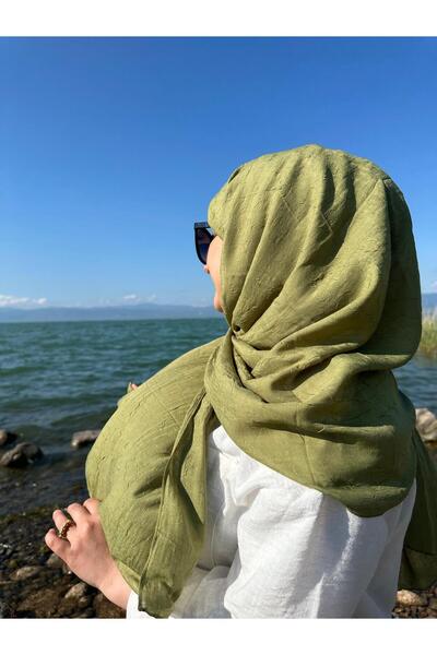 rosen design Bambu Kraş Şal Yağ Yeşili