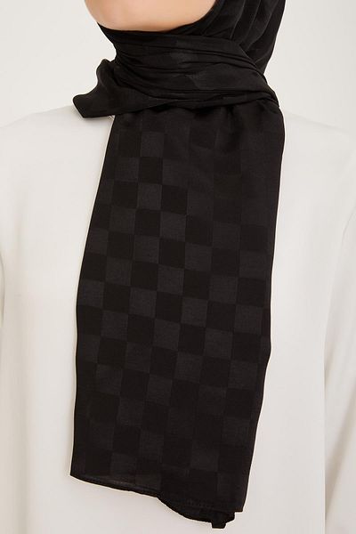 Armine Trend Diamond Shawl - 2 - Black 65