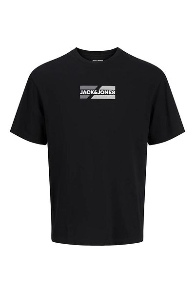 Jack & Jones Ανδρικό μπλουζάκι Jjecorp Graphic Tee Ss O-neck Noos Black 12268415