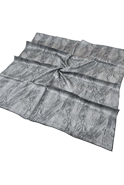 Aker Silk Scarf - 8924701-371 Dark Gray Sura