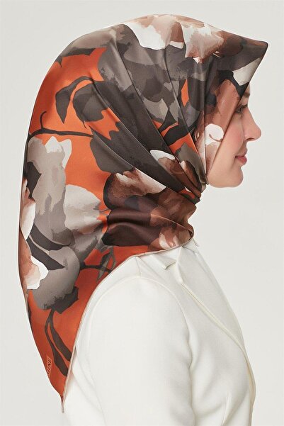 Armine Silk Scarf Nostalgia - 8534-88 Light Cagla Twill