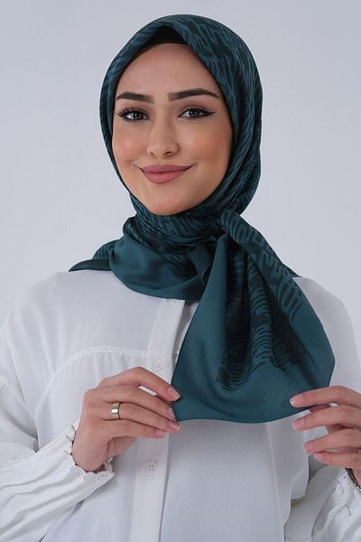 HAREM SCARF Φουλάρι Βισκόζης - Ιδύλλια - Σμαραγδένια