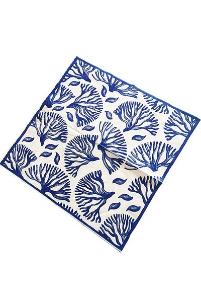 Daycare 33X33Cm Blue Patterned Paper Napkins 20Pcs
