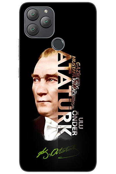 General Mobile GM 22 PLUS (G512) Uyumlu Kılıf Desen Baskılı Silikon Atatürk S...