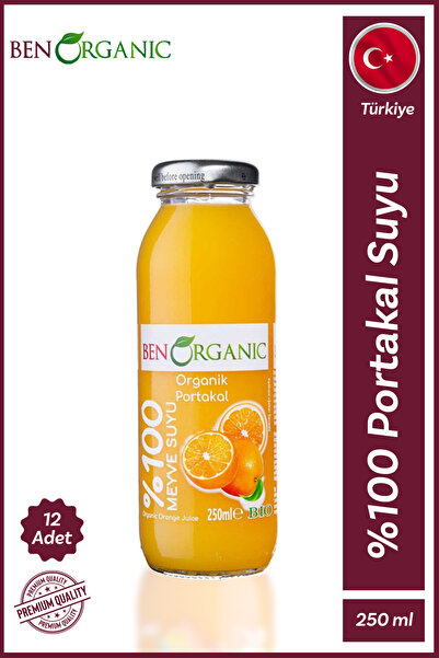 Benorganic Organik Portakal Suyu 12x250ml