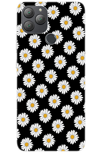 General Mobile GM 22 PLUS (G512) Uyumlu Kılıf Desen Baskılı Silikon Papatya S...