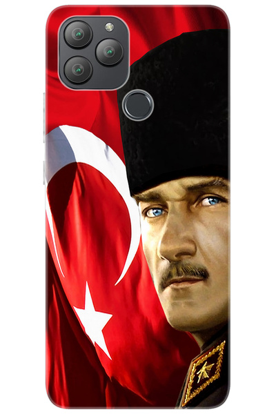 General Mobile GM 22 PLUS (G512) Uyumlu Kılıf Desen Baskılı Silikon Atatürk v...