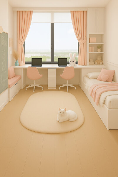 SOFT DECOR Modern Dekoratif Halı Kaymaz Taban Yıkanabilir Salon/Oturma Odası ...