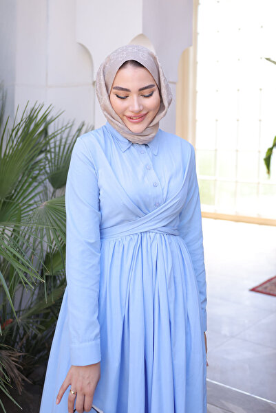 İmajButik Βρεφικό φόρεμα με ζώνη μέσης