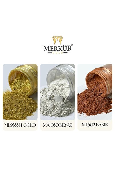 Merkürgold Epoksi Pigment Toz – Pearl Powder | Resin & Hobi