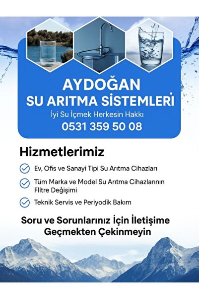 Quick Su Arıtma Filtre Seti Ön Filtre Takımı - 3 Ön Filtre