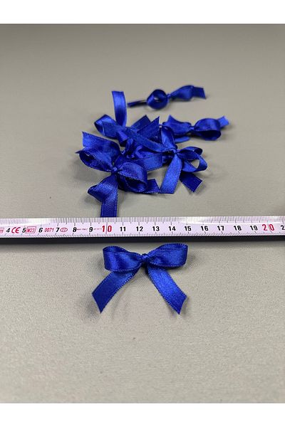 edalle Saks Blue Wedding Candy, Ornament Cadou, Ornament Balon, Panglică Satin Fundă 10mm 50Buc