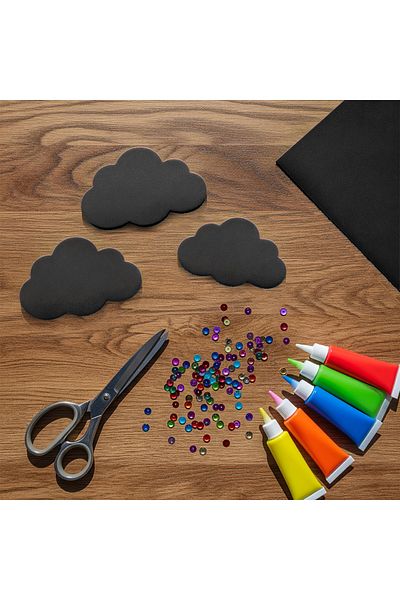 ALPJOY 50X70 Black Eva Sheet 10 Pack