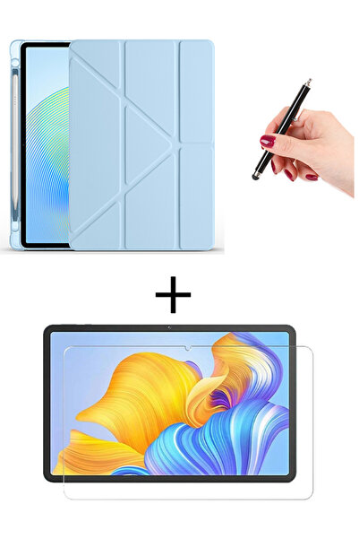 Nezih Case Huawei Honor Pad X8A / X8B 11 Inç Uyumlu Kalem Bölmeli Akıllı Kılı...