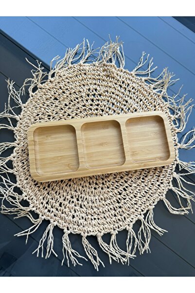 KODAL Bambu 3'lü Çerezlik Sosluk