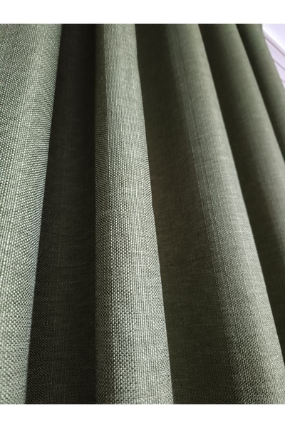 MebelPort Curtain Λινό φόντο Κατάλληλο για ρουστίκ και κορνίζα Ευθεία φύτευση