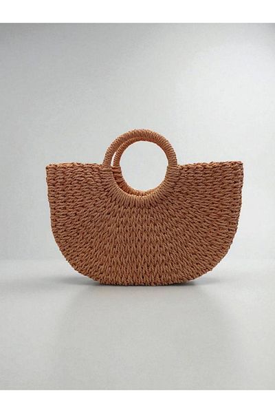 Babydoll Bag Women's Straw Shoulder Strap Bag