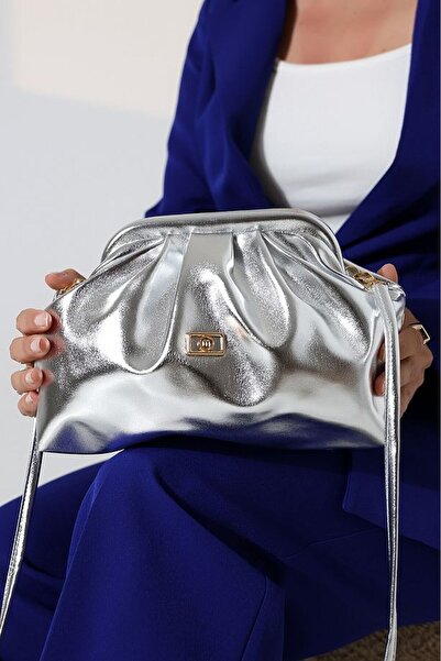 themoiss Portofoliu clutch din piele lacuita pentru femei, pentru ziua de zi ...