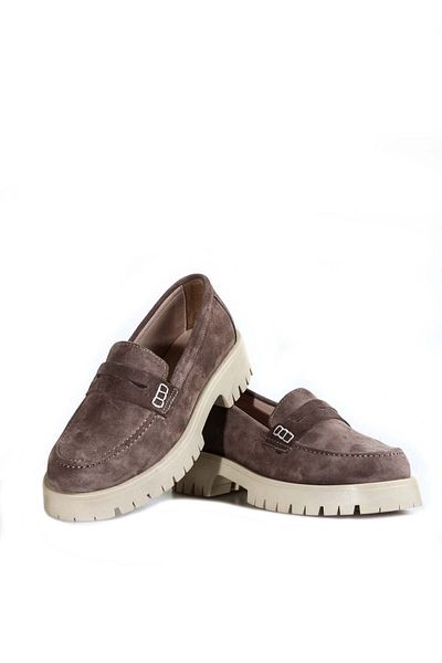 Ayakkabıhane Inside and Outside Genuine Suede Leather Mink Women's Casual Shoes Ah085812612587