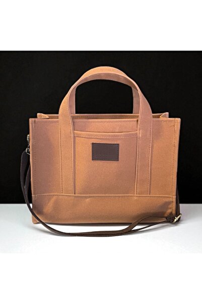 Nuggita Women's Totebag Salmon Waxed Canvas Bag - Original Size