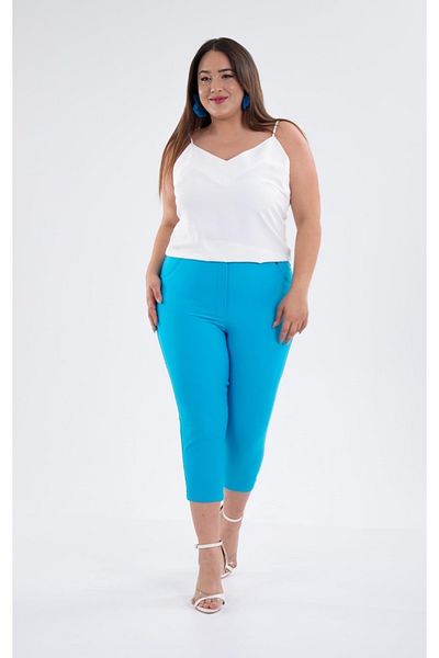 Butik Women's Plus Size Capri Oversized Size