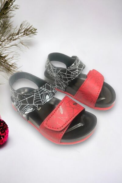 Ponchiq Spider Printed Children's Sandals