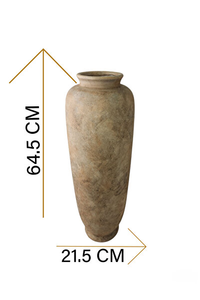 Generic Luxury vase stand in calm beige color for elegant home and garden decor (21.5*21.5*64.5 cm)