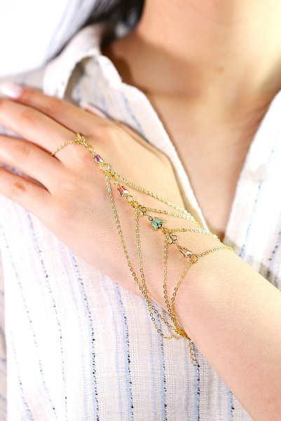 MARCİELO Accessories Butterfly Detailed Bijoux Shahmeran