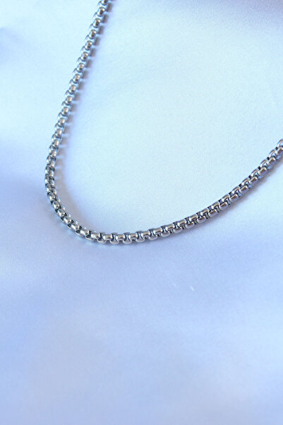 Generic Brand Lisinya741 - 316L Steel Silver Color Thick Chain Model Men's Ne...