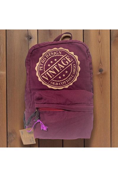 Old Cotton Vintage Design Mini Backpack - Quality Mubia Bag 5062
