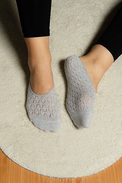 Rumon Pamuklu Ajurlu Kadın Babet Çorabı