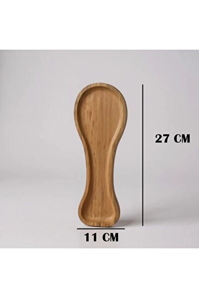 PUDRAM Suport din lemn pentru linguri și polonice - Lemn natural, Suport pent...