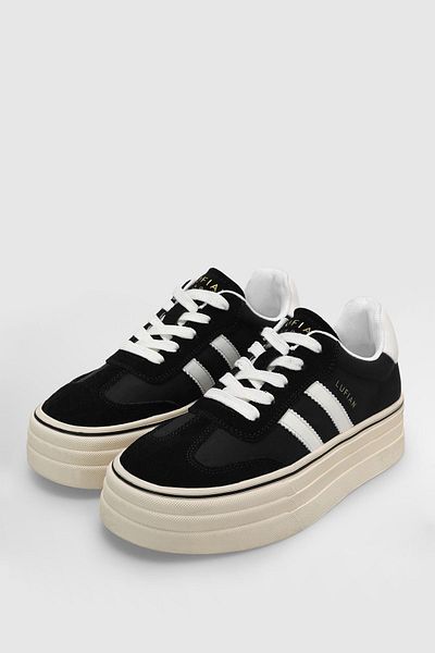 Lufian 121230025 Angela Sneaker Unisex Αθλητικά Παπούτσια Μαύρα