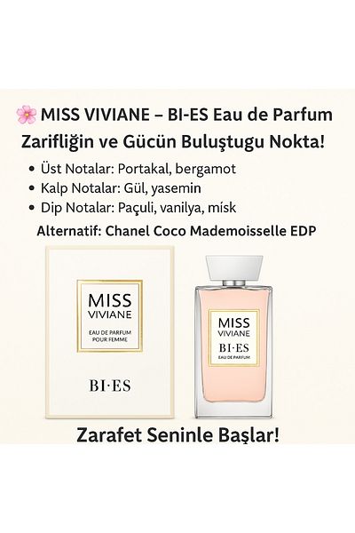 Bİ ES POL Miss Viviane Eau de Parfum for Women