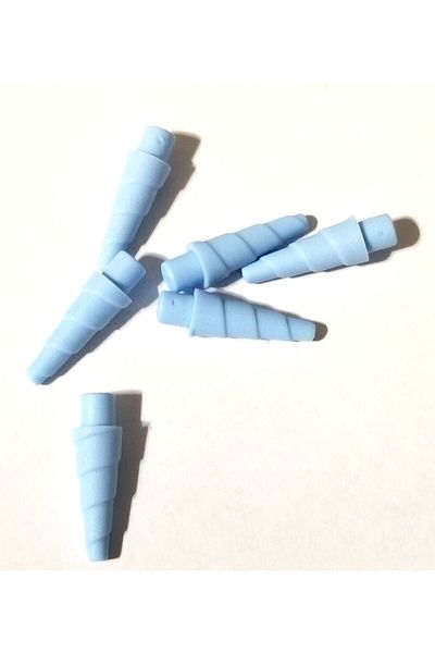 LEGO Original Creator Accessory Moc Custom Horn Unicorn Horn Light Blue 5 Pieces to Send