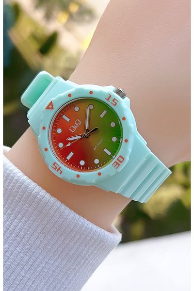 Q&Q Vr19j192y Kids Wristwatch Waterproof with Silicone Cord
