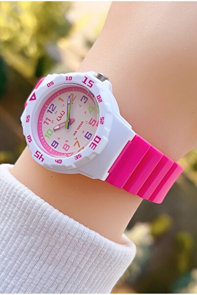 Q&Q Vr19j192y Kids Wristwatch Waterproof with Silicone Cord
