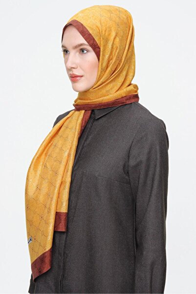 Aker Koza Şal - Gold Kahve 933