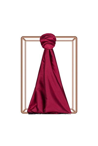 ipekevi Șal din mătase de culoare uni, cu două fețe, 00927-Lal