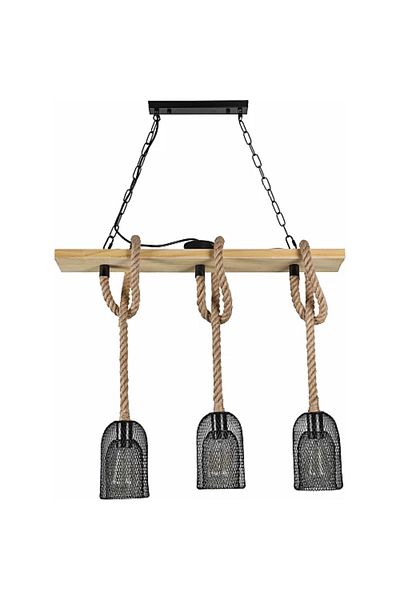 Hummer Modern Triple Pendant Light with Strong Ropes