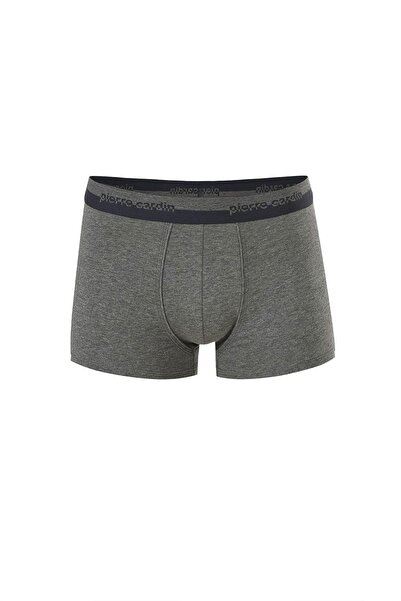 Pierre Cardin Lacivert Gri Pamuklu Likralı 3'lü Erkek Boxer