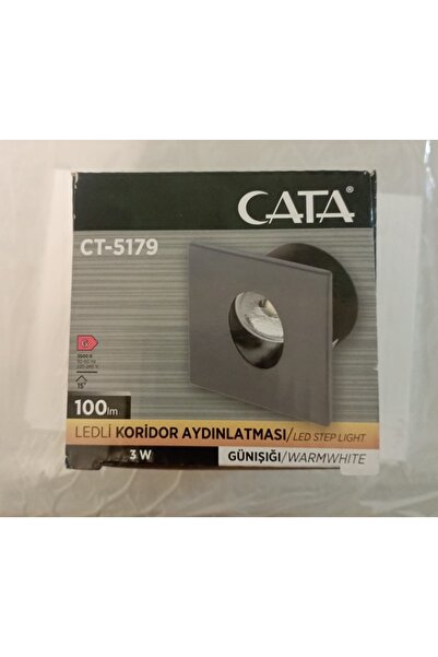 Cata 3w Gün Işığı Led Koridor Aydınlatması – Gömme Montaj, Ip44, 100 Lümen