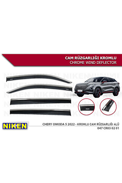 Niken Chery Omoda 5 2022-2023 Kromlu Cam Rüzgarlığı