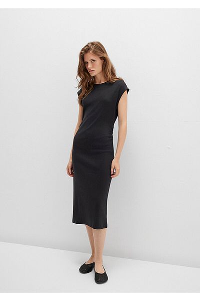 Mavi Black Midi Dress 1310776-900