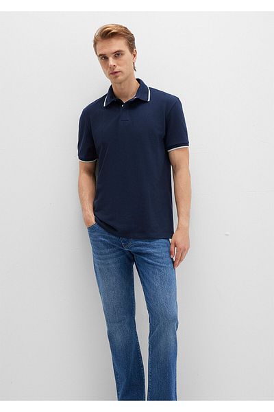 Mavi Μπλούζα Navy Blue Polo Κανονική Γραμμή / Κανονική Κοπή 0612893-70490