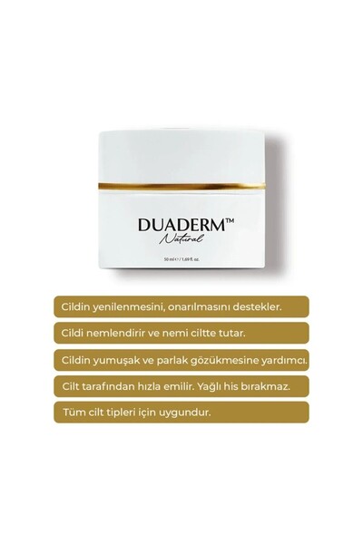 Duaderm Yaşlanma Karşıtı ve Onarıcı Yoğun Bakım Kremi 50 ml