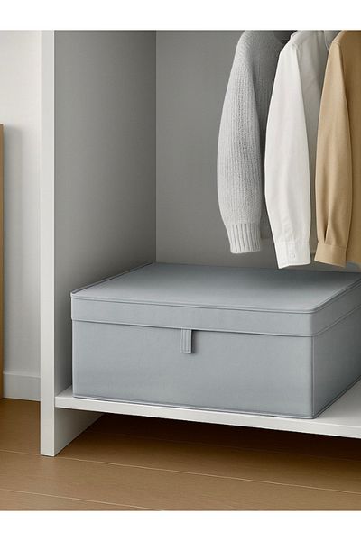 Venita Home 3 Pieces in Box Form with Lid - Multi-Purpose Storage Organizer 50x40x19