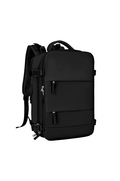 OBRALIX Travel Backpack for Laptop, Business, Airplane, USB Charging Port, Up to 35 L, Waterproof, 42x30x20
