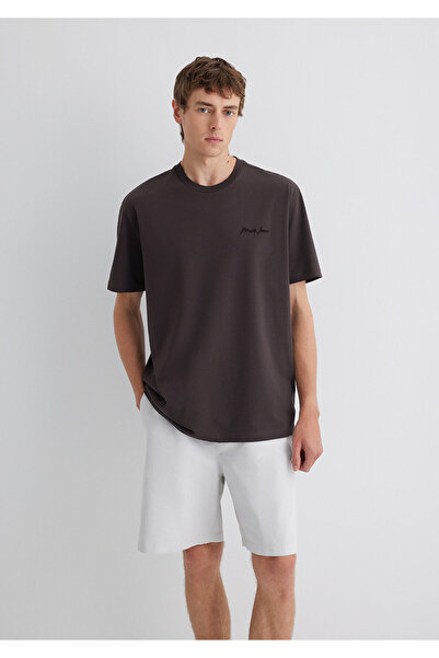 Mavi Ανδρικό T-shirt Dark Brown M0612733-70219